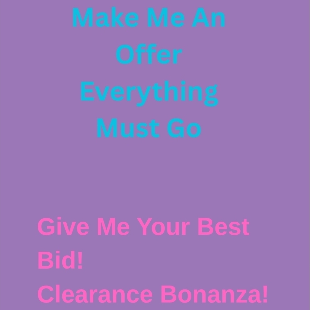 Vibrant Retail Sale Labels - Turquoise & Pink Clearance Signs